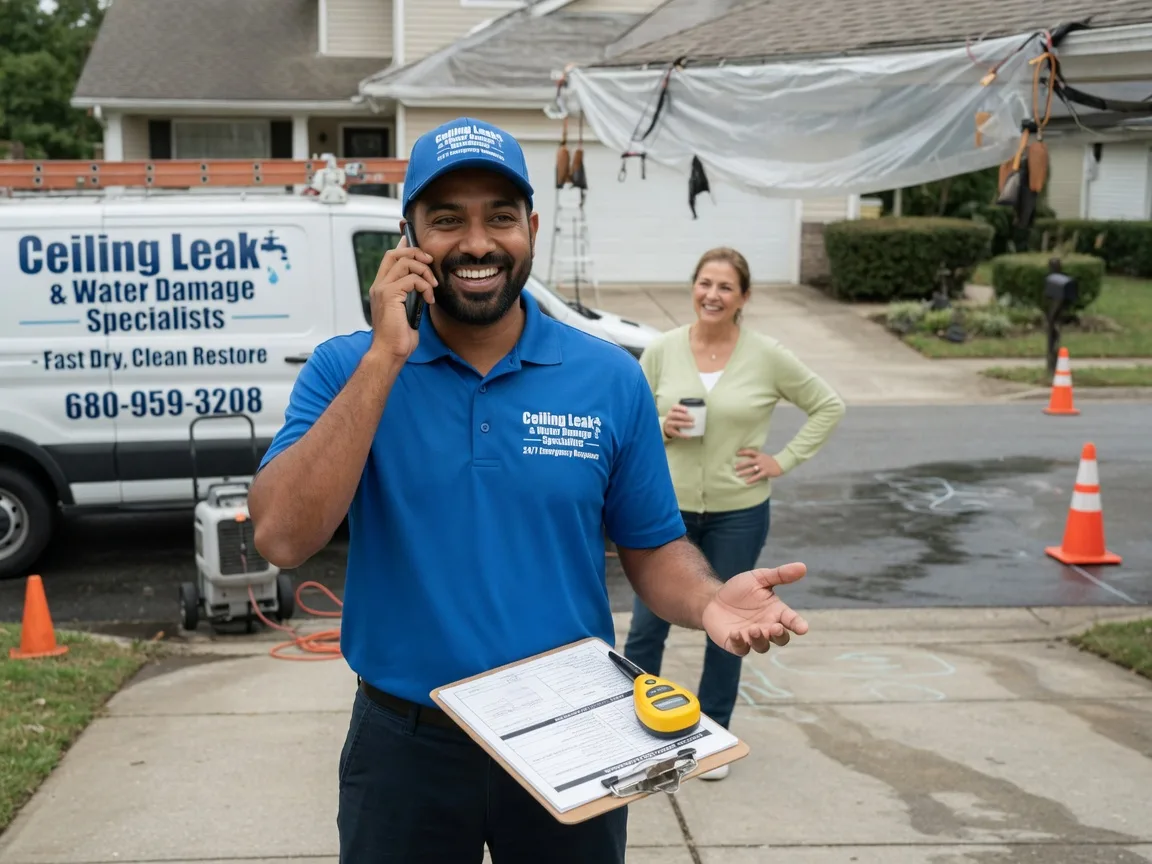 Ceiling Leak Cleanup Houghton Lake, MI FAQs